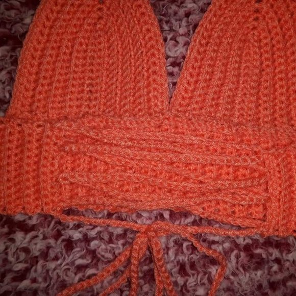 Crochet Bralette (solid colour) - Picture 5 of 6